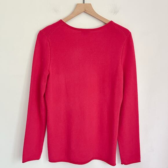 NEW Sundance Cashmere Pullover Sweater Size M Pink - Picture 5 of 9